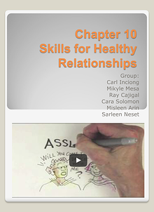 Skills for Healthy Relationships