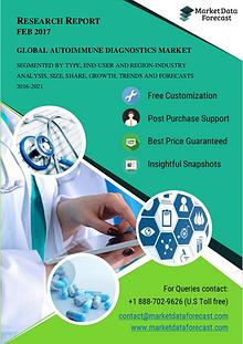 Autoimmune Diagnostics Market Report 2016-2021 analysis and data