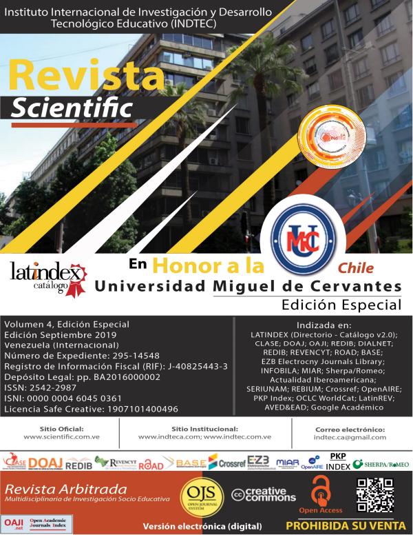 Revista Scientific Volumen 4 / Edición Especial - Septiembre 2019