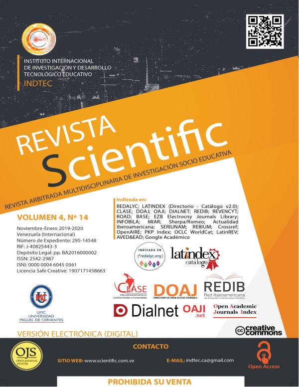 Revista Scientific Volumen 4 / Nº 14 - Noviembre-Enero 2019-2020