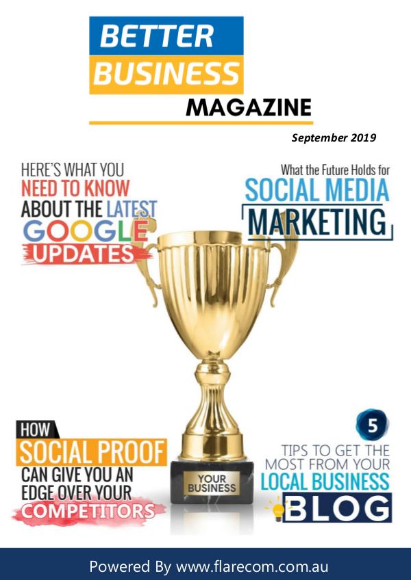 Better Busines Magazine Better Business Magazine - September 2019