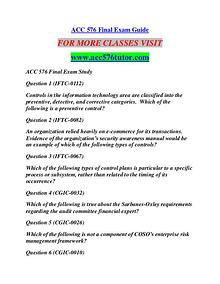 ACC 576 TUTOR Learn by Doing/acc576tutor.com