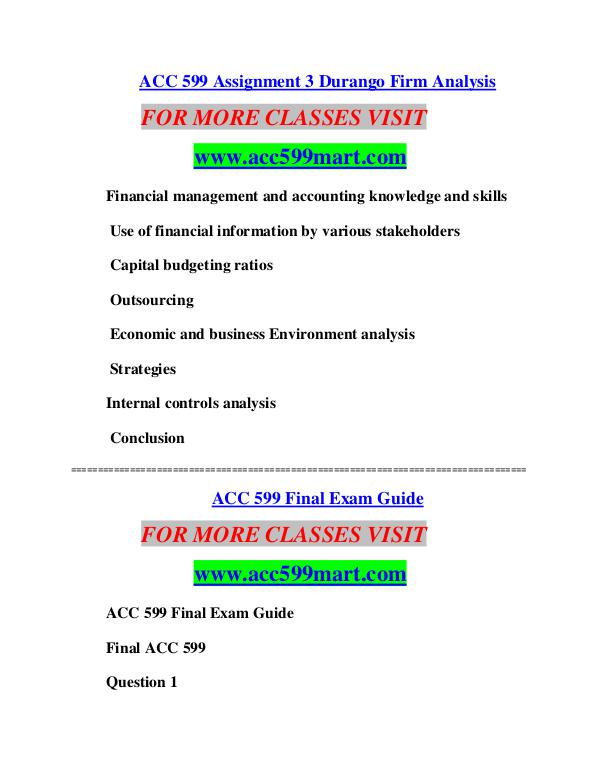 ACC 599 MART Learn by Doing/acc599mart.com ACC 599 MART Learn by Doing/acc599mart.com