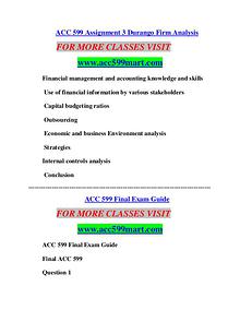 ACC 599 MART Learn by Doing/acc599mart.com