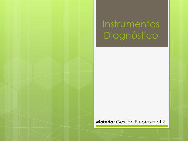 Instrumentos Diagnostico Instrumentos Diagnostico