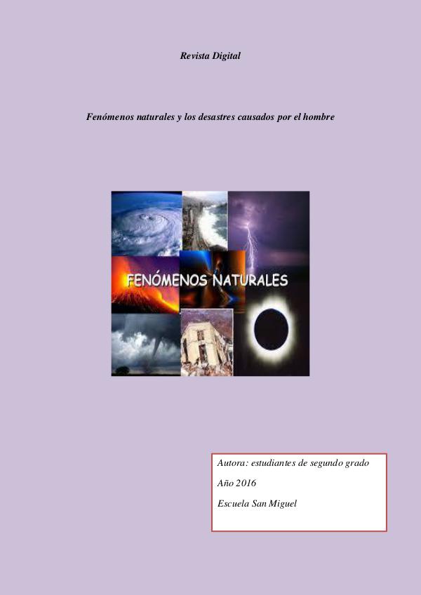 Revista Digital Fenomeno natural revista fenomenos naturales