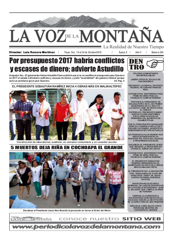 Periódico - La voz de la montaña Edición 203