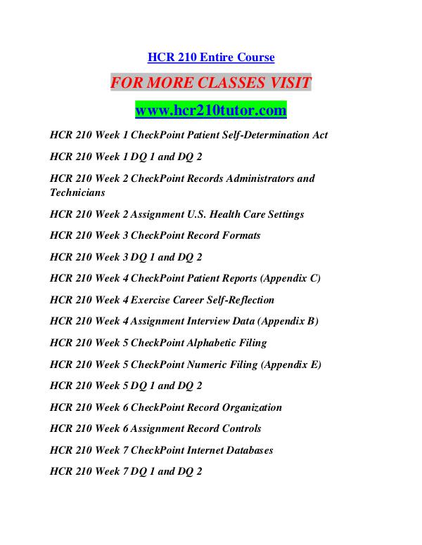 HCR 210 TUTOR Education Terms/hcr210tutor.com HCR 210 TUTOR Education Terms/hcr210tutor.com