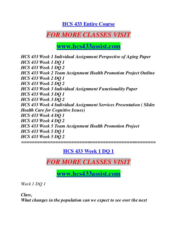 HCS 433 ASSIST Education Terms/hcs433assist.com HCS 433 ASSIST Education Terms/hcs433assist.com