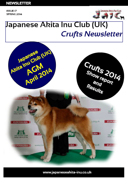 Japanese Akita Inu Club (UK) Summer 2014