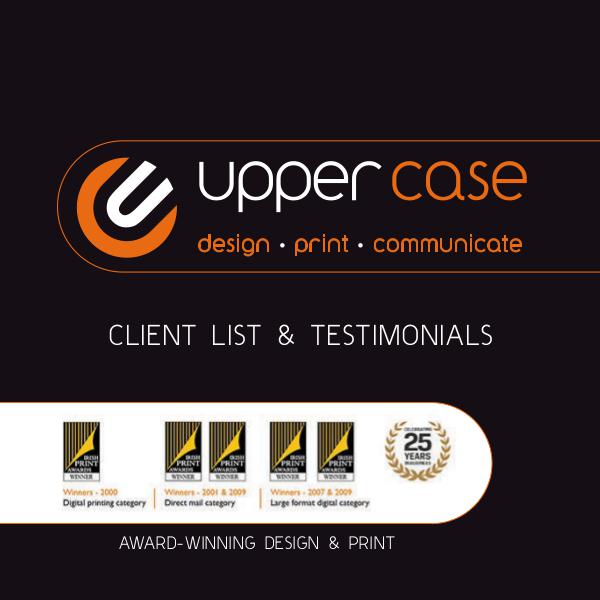 Upper Case Testimonials 1