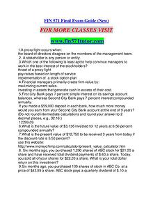 FIN 571 TUTOR Career Path Begins/fin571tutor.com