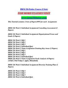 HRM 326 TUTOR Education Terms/hrm326tutor.com