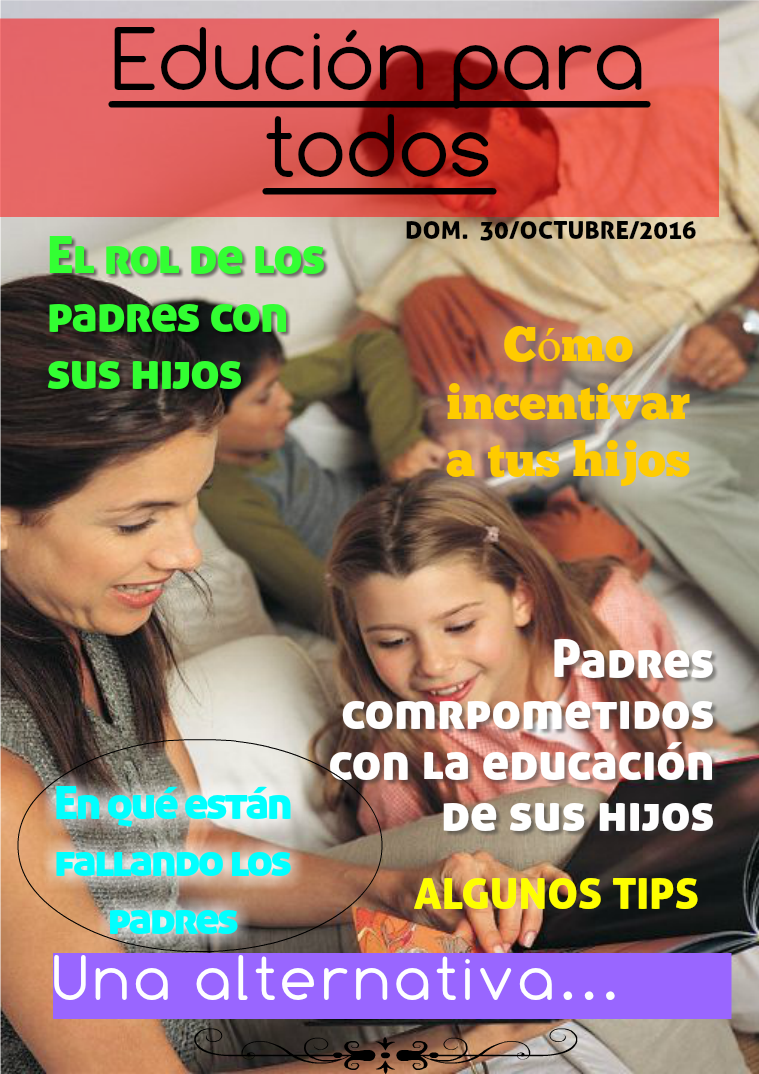 Educación para todos Padres en el aula.