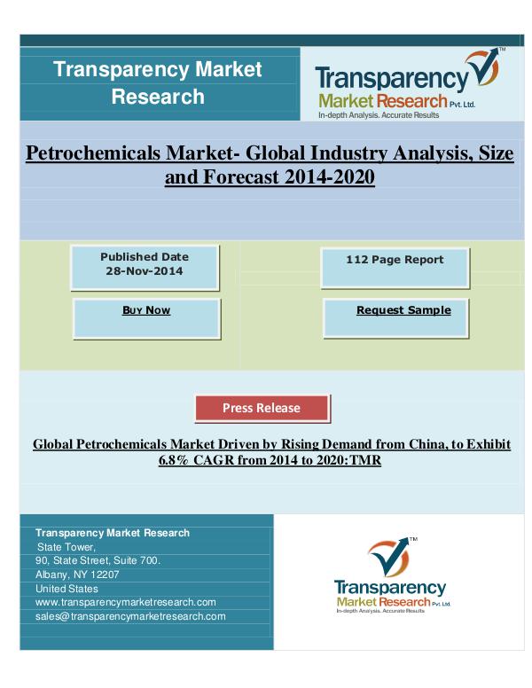 Petrochemicals Market 2014 - 2020