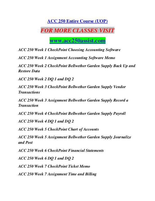 ACC 250 ASSIST Education  Terms/acc250assist.com ACC 250 ASSIST Education  Terms/acc250assist.com