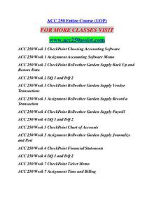 ACC 250 ASSIST Education  Terms/acc250assist.com