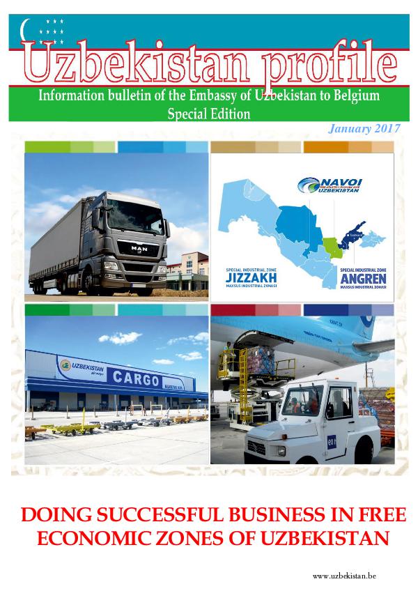 DOING SUCCESSFUL BUSINESS IN FREE ECONOMIC ZONES OF UZBEKISTAN DOING SUCCESSFUL BUSINESS IN FREE ECONOMIC ZONES