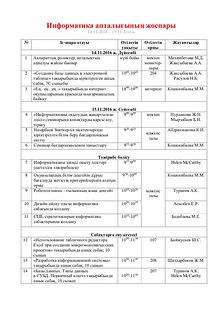 Информатика апталығы