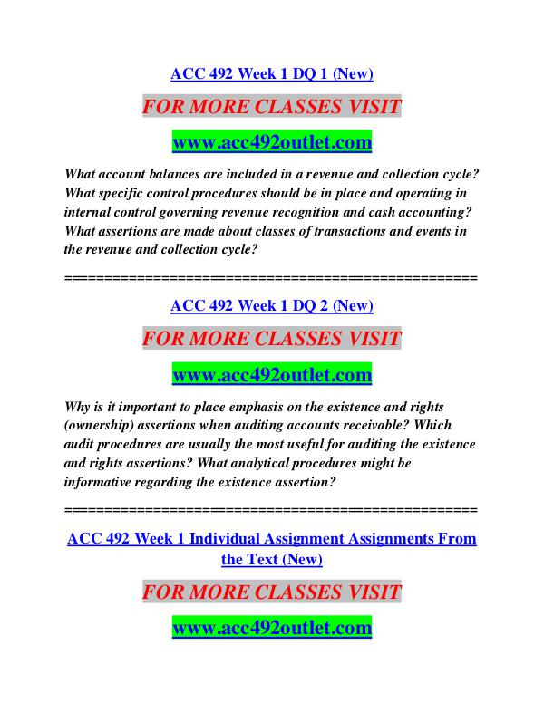 ACC 492 OUTLET Education  Terms/acc492outlet.com ACC 492 OUTLET Education  Terms/acc492outlet.com