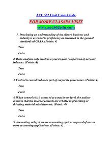 ACC 562 EDU Education  Terms/acc562edu.com