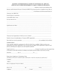 MAL Data Form