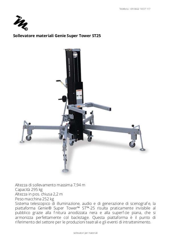 sollevatori genie sollevatori per materiali