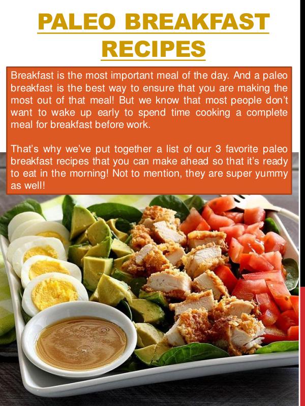 Paleo Breakfast Ideas Paleo Breakfast Ideas