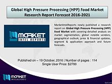 Comparative Global High Pressure Processing (HPP) Food Market by 2021