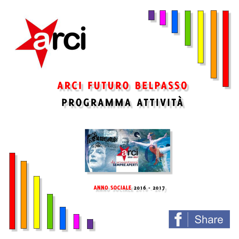 Programma attività Arci 2016 - 2017. Attività ARCI FUTURO BELPASSO 2016-2017