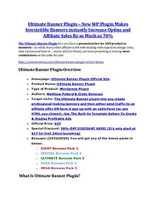 MarketingUltimate Banner Plugin review & huge +100 bonus items