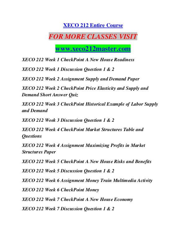 XECO 212 MASTER Education  Terms/xeco212master.com XECO 212 MASTER Education  Terms/xeco212master.com