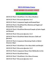 XECO 212 MASTER Education  Terms/xeco212master.com