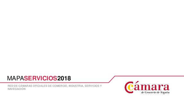 Mapa de servicios Cámara Mapa de Servicios 2018 interactivo