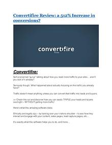 Convertifire review & huge +100 bonus items