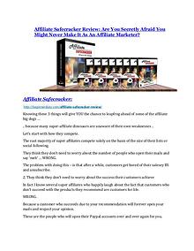 Affiliate Safecracker review and MEGA $38,000 Bonus - 80% Discount