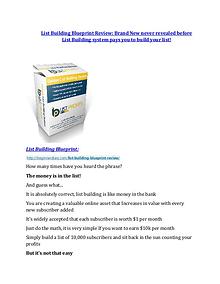 List Building Blueprint review in detail – List Building Blueprint Massive bonus