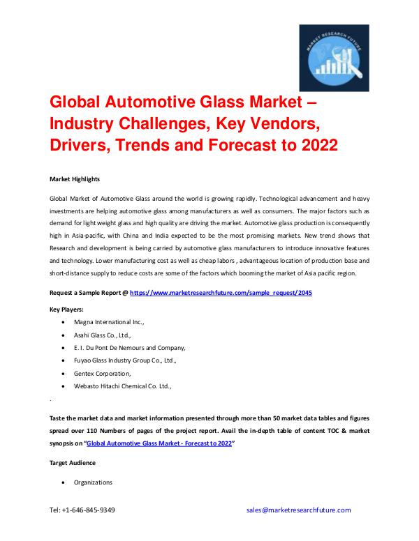 Global Automotive Glass Market