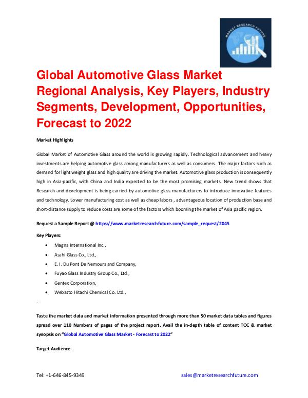 Global Automotive Glass Market