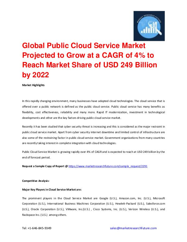 Global Public Cloud Service Market