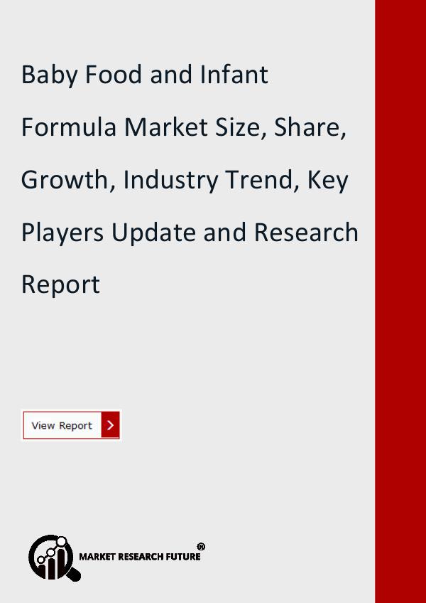 Baby Food and Infant Formula Market Research