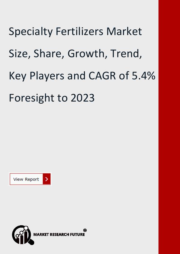 Specialty Fertilizers Market Size, Share, Growth