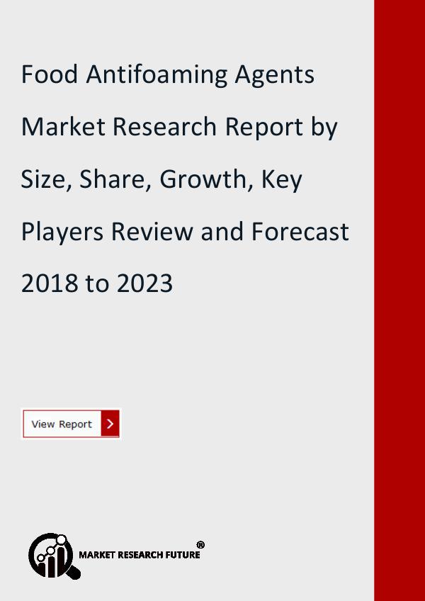 Food Antifoaming Agents Market Research Report