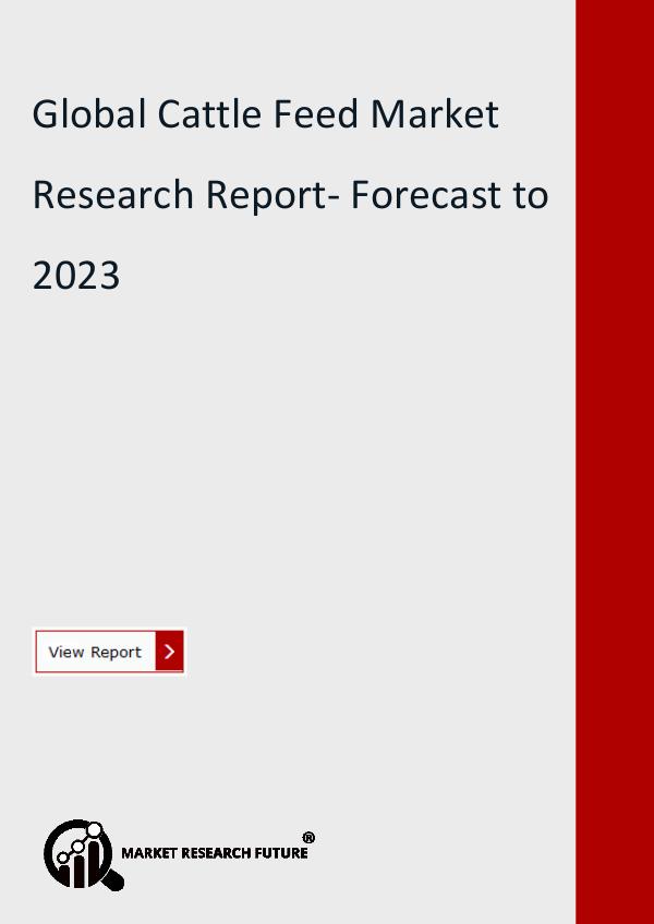 Cattle Feed Market Forecast to 2023 Available in N