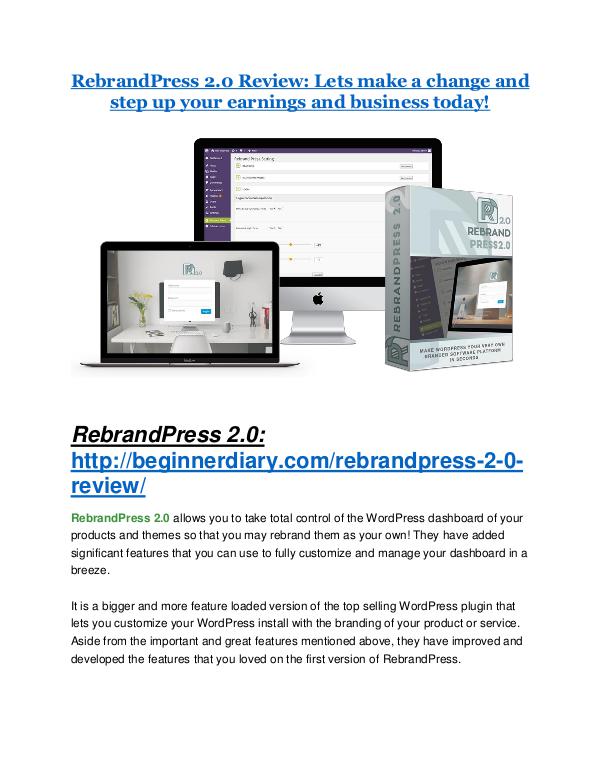 RebrandPress 2.0 review- RebrandPress 2.0 $27,300 bonus & discount