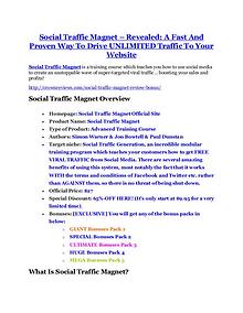 MarketingSocial Traffic Magnet Review-MEGA $22,400 Bonus & 65% DISCOUNT