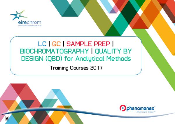 EireChrom - 2017 Training Courses 1