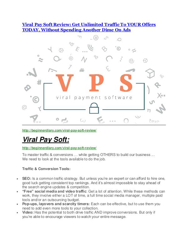 Viral Pay Soft Review - Viral Pay Soft +100 bonus items