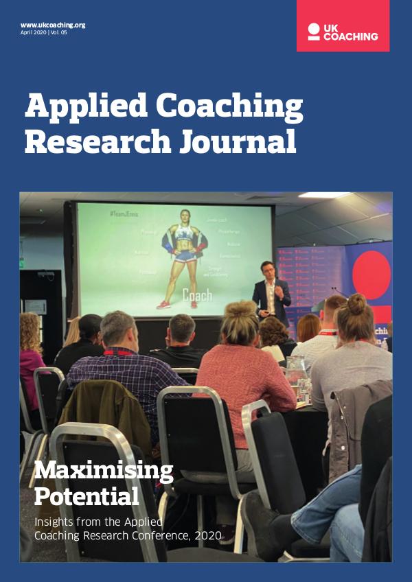 Applied Coaching Research Journal Research Journal 5