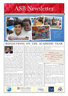 ASB NEWSLETTER